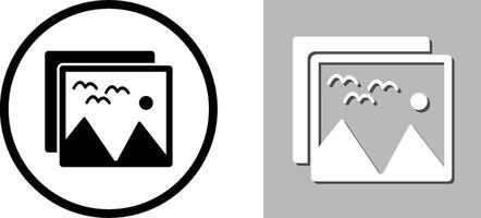 Pictures Icon Design vector