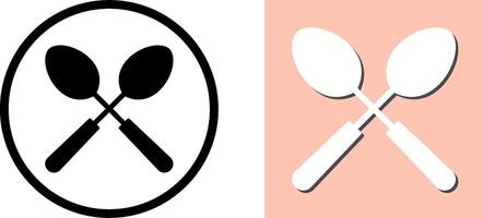 Spoons Icon Design vector