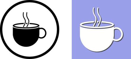 Hot Coffee Icon Design vector