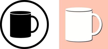 Coffee Mug Icon Design vector