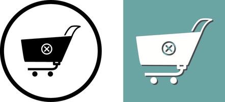 Unique Cancel Order Icon Design vector