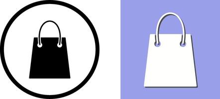 Unique Shopping Bag Icon Design vector