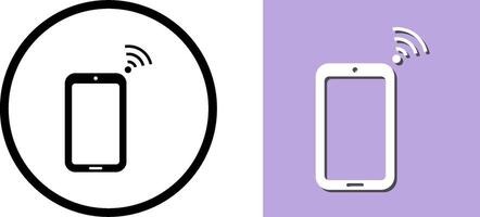 Unique Connected Device Icon Design vector