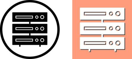 Unique Server Icon Design vector