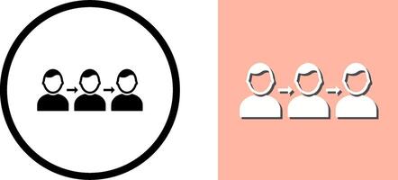 Unique Link Icon Design vector