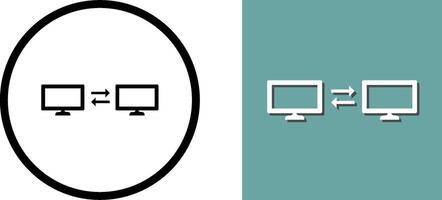 Unique Sharing Systems Icon Design vector