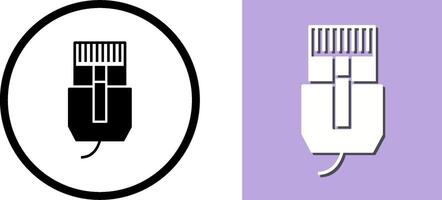 Unique Internet Cable Icon Design vector