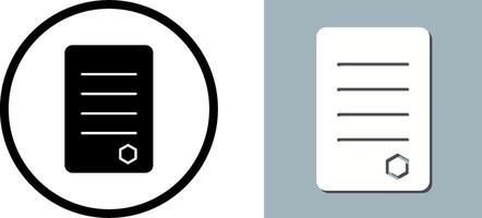 Unique Reports Icon Design vector