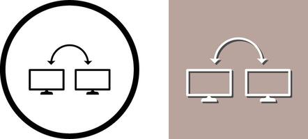 Unique Connected Systems Icon Design vector