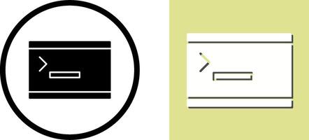 Unique Console Icon Design vector