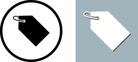Unique Tag Icon Design vector