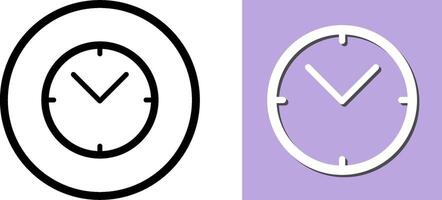 único reloj icono diseño vector