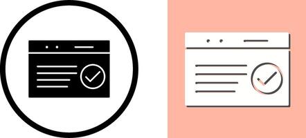 Unique QC Passed Icon Design vector