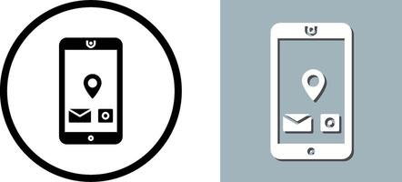 Unique Mobile Applications Icon Design vector