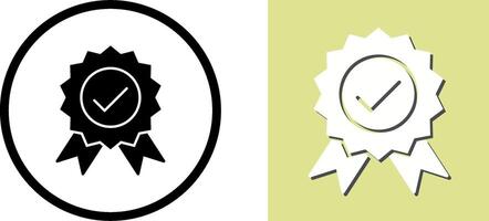 Unique Quality Control Icon Design vector