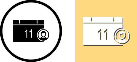 Unique Event Management Icon Design vector