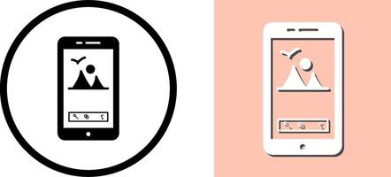 Unique Edit Picture Icon Design vector