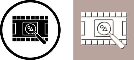 Unique Find Picture Icon Design vector
