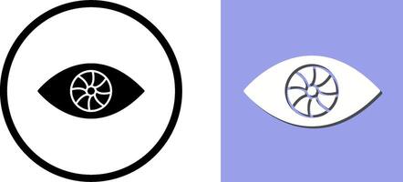 Unique Eye Icon Design vector