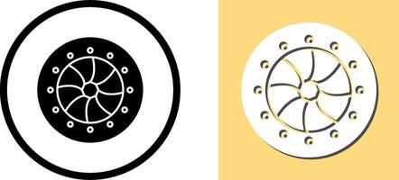 Unique Optical Diaphram Icon Design vector