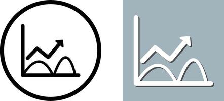 Trend in Graph Icon Design vector