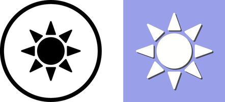 UV Radiation Icon Design vector