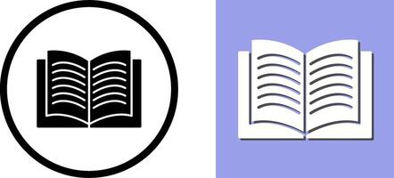Unique Textbook Icon Design vector