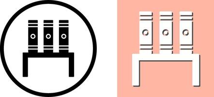 Unique Bookstand Icon Design vector
