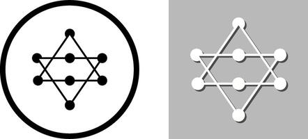 Unique Networks Icon Design vector