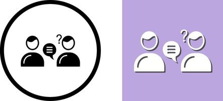 Unique Consulting Services Icon Design vector