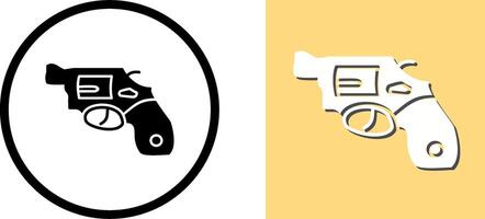 Unique Revolver Icon Design vector