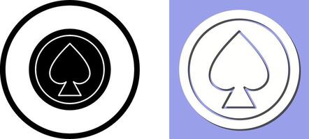 Unique Spade Icon Design vector