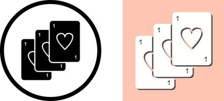 Unique Deck of Cards Icon Design vector