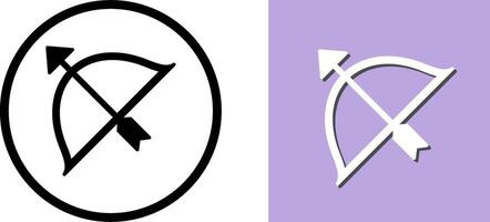 Unique Archery Icon Design vector