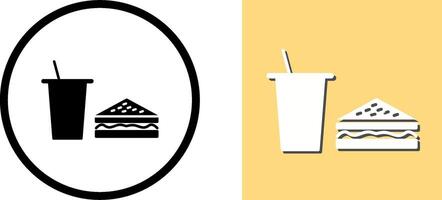 Unique Lunch Icon Design vector
