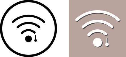 único Wifi firmar icono diseño vector