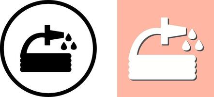 Unique Water Hose Icon Design vector