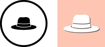 De las mujeres sombrero icono diseño vector