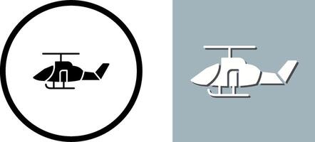 Military Helicopter Icon Design vector