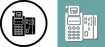 Pos Terminal Icon Design vector