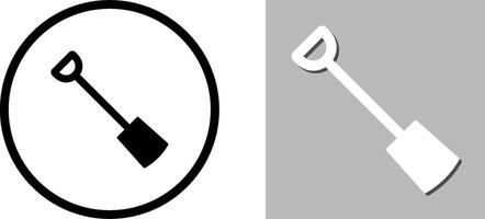 Hand Shovel Icon Design vector