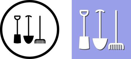 Gardening Tools Icon Design vector