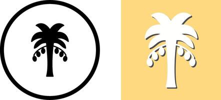 Coconut trees Icon Design vector