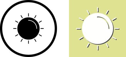 diseño de icono de sol vector