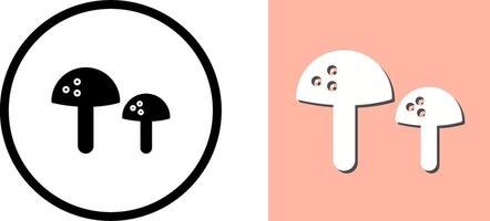 Mushrooms Icon Design vector