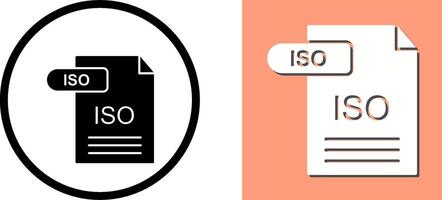 ISO Icon Design vector