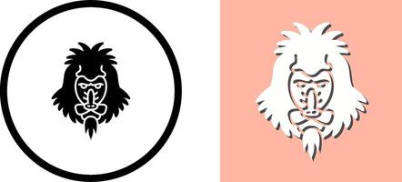 mandril icono diseño vector