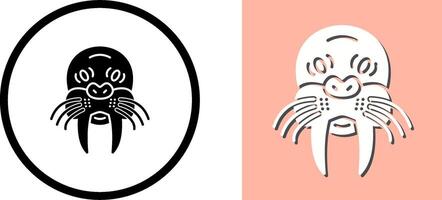 Walrus Icon Design vector