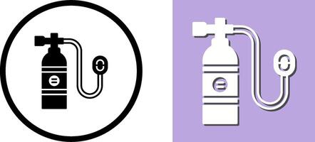 Oxygen Tank Icon Design vector