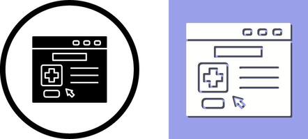 Browser Icon Design vector